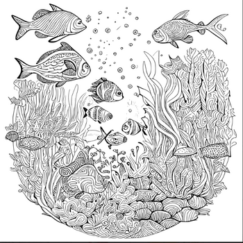 Under the Sea Coloring Book