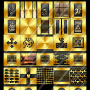 Yellow with highlights 30 textures for imvu  (plus gift pack)
