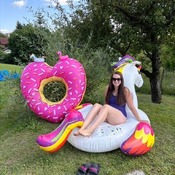 Zuzana photo set 1 (Inflatables in the garden)
