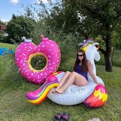 Zuzana photo set 1 (Inflatables in the garden)