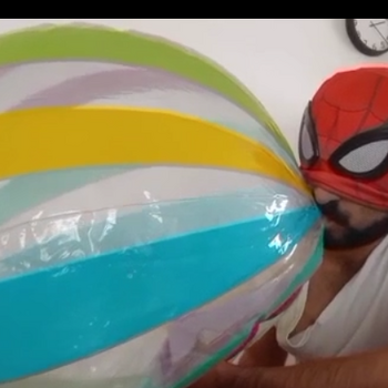 59 minutes blowing up inflatables!!!