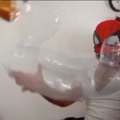 59 minutes blowing up inflatables!!!