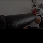 59 minutes blowing up inflatables!!!