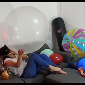 Blow to pop qualatex 36!!!  by Alice!!!