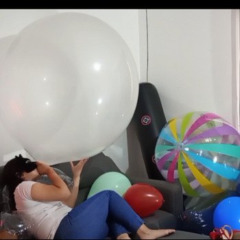 Blow to pop qualatex 36!!!  by Alice!!!