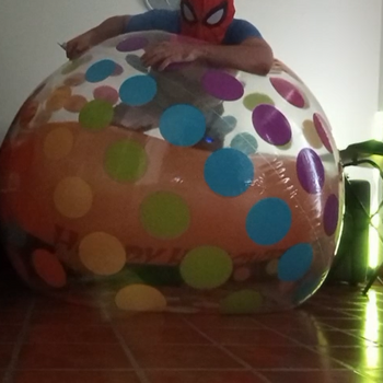 Deflating big beachball :)