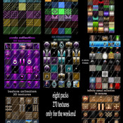 eight packs 270 textures only for imvu creators