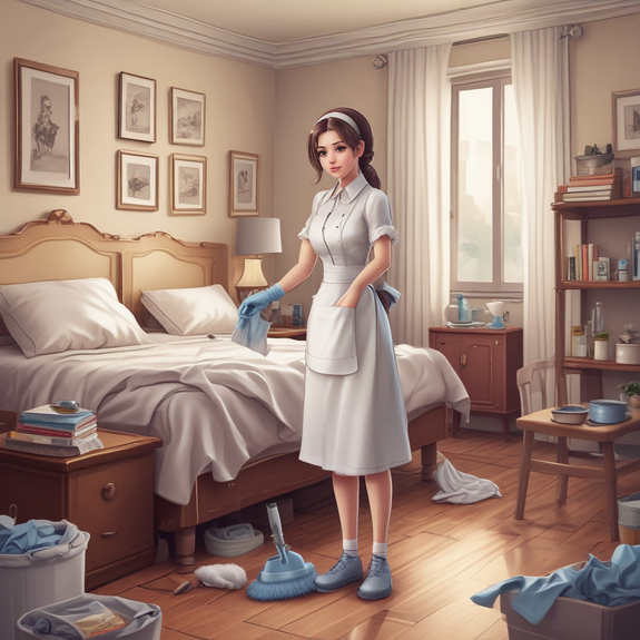 Jerome.C.House (American,1991) Room Wiping 2025