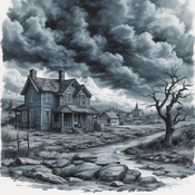 Jerome.C.House (American,1991) Blue Nowhere 2025