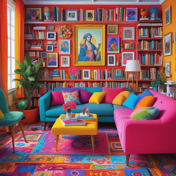 Jerome.C.House (American,1991) Bright Colored Rooms 2025