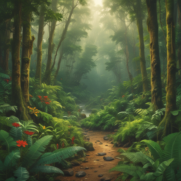 Jerome.C.House (American,1991) Rainforest Miracle 2025