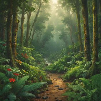 Jerome.C.House (American,1991) Rainforest Miracle 2025