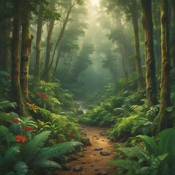 Jerome.C.House (American,1991) Rainforest Miracle 2025