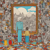 Jerome.C.House (American,1991) Cartoon Living 2025