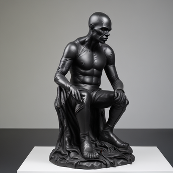 Jerome.C.House (American,1991) Dark People 2025