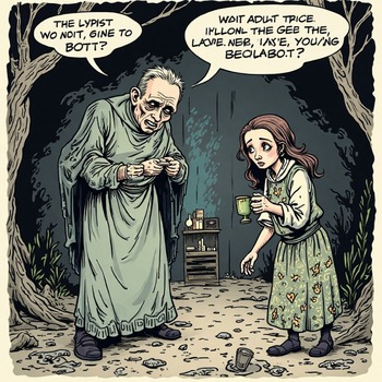 Jerome.C.House (American,1991) 12th Century Adult Horror Love Cartoon Comic Strip Collections 2025