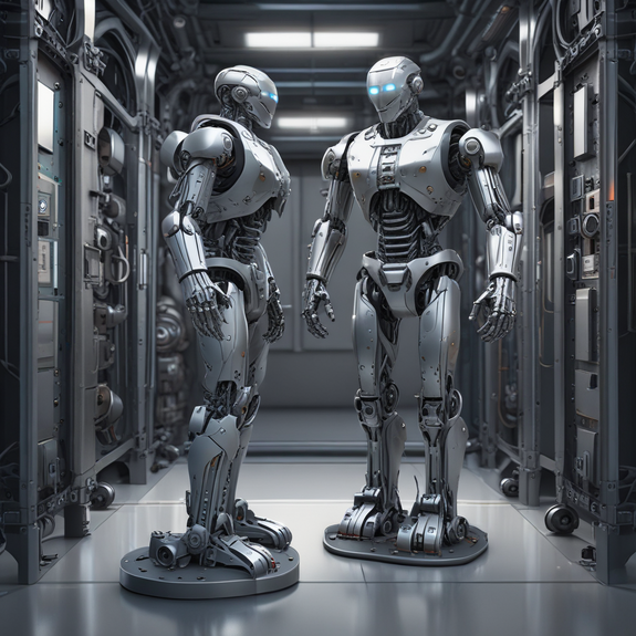 Jerome.C.House (American,1991) Robot's World 2025