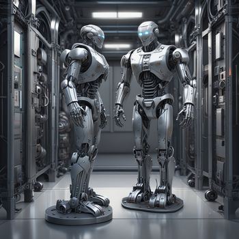 Jerome.C.House (American,1991) Robot's World 2025