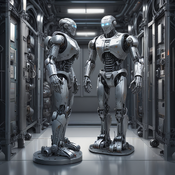 Jerome.C.House (American,1991) Robot's World 2025