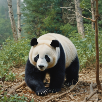 Jerome.C.House (American,1991) Giant Panda, Gengda Valley 2025