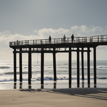 Jerome.C.House (American,1991) Margate City Fishing Pier  2025