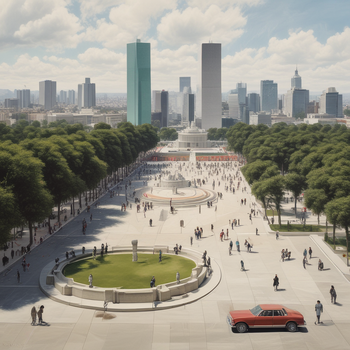 Jerome.C.House (American,1991) Mexico City Constitution Plaza 2025