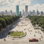 Jerome.C.House (American,1991) Mexico City Constitution Plaza 2025