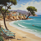 Jerome.C.House (American,1991) Cala Grandella Beach  2025