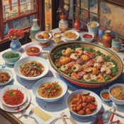 Jerome.C.House (American,1991) Chinese Cuisine 2025