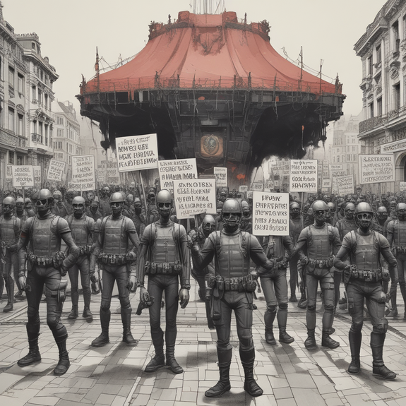 Jerome.C.House (American,1991) France Protests 2025