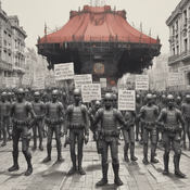 Jerome.C.House (American,1991) France Protests 2025