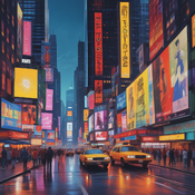 Jerome.C.House (American,1991) NYC Times Square 2025