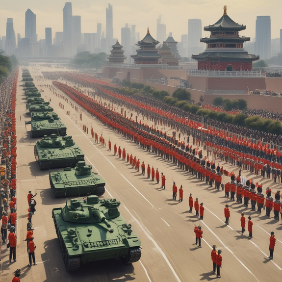 Jerome.C.House (American,1991) China Military Parade 2025