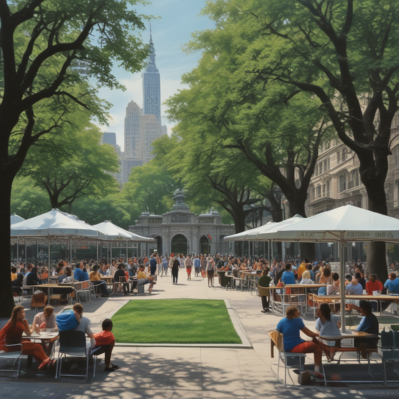 Jerome.C.House (American,1991) New York Bryant Park 2025