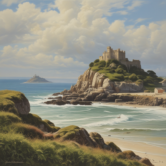 Jerome.C.House (American,1991) St. Michael's Mount (Marazion) 2025