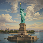 Jerome.C.House (American,1991) Statue of Liberty Torch 2025