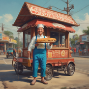 Jerome.C.House (American,1991) The Best Pancake Man (Chaweng) 2025