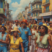 Jerome.C.House (American,1991)  Street Parade in RIO 2025