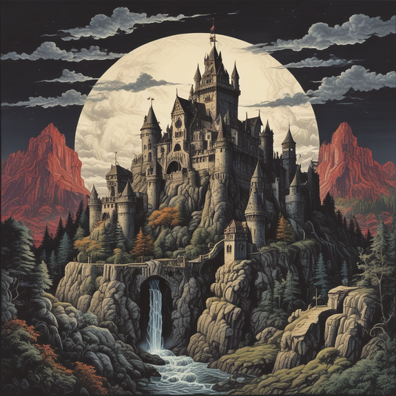 Jerome.C.House (American,1991) Dracula's Castle 2025