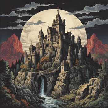 Jerome.C.House (American,1991) Dracula's Castle 2025