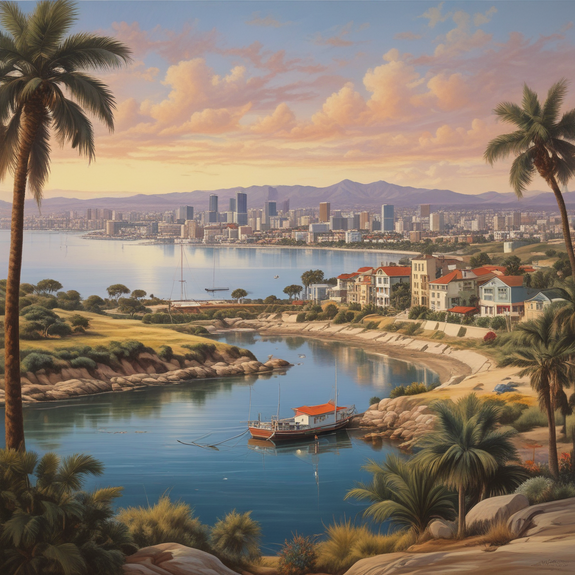 Jerome.C.House (American,1991) San Diego Bay 2025