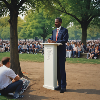 Jerome.C.House (American,1991) Speakers Corner---Hyde Park 2025