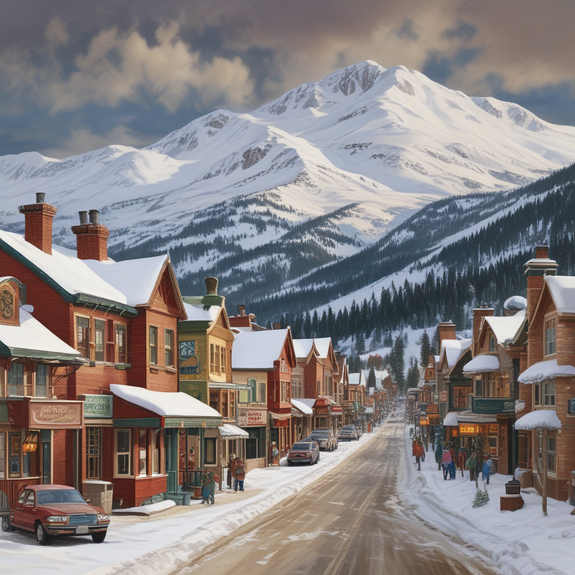 Jerome.C.House (American,1991) Breckenridge Main Street 2025