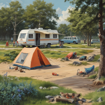 Jerome.C.House (American,1991) Camping Janse Zoutelande 2025