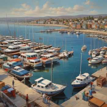 Jerome.C.House (American,1991) Harbor Marina 2025