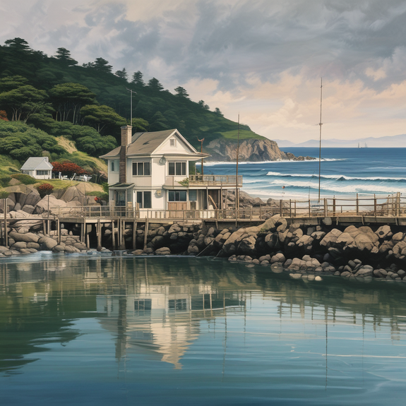 Jerome.C.House (American,1991) Zushi Coast 2025