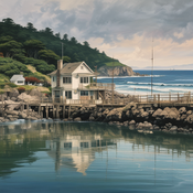 Jerome.C.House (American,1991) Zushi Coast 2025