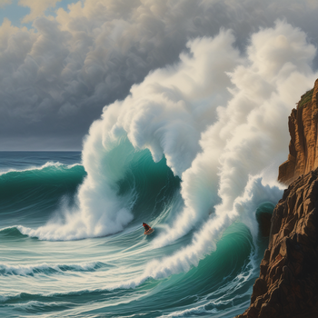 Jerome.C.House (American,1991) Big Wave Surfing in Nazaré  2025