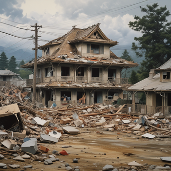 Jerome.C.House (American,1991) Japan Quake Disaster 2025