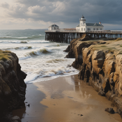 Jerome.C.House (American,1991) Porthcawl Pier 2025